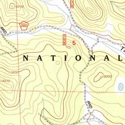 United States Geological Survey North Pass, CO (2001, 24000-Scale) digital map