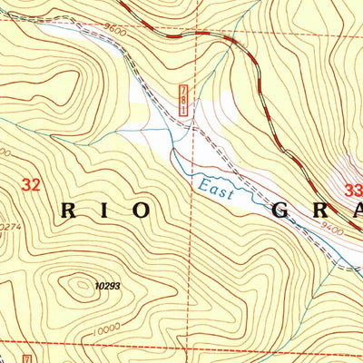 United States Geological Survey North Pass, CO (2001, 24000-Scale) digital map