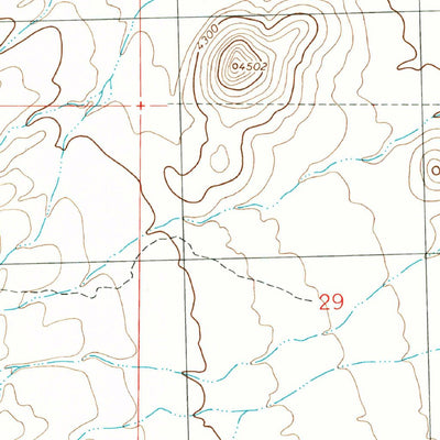 United States Geological Survey North Peak, NM (1996, 24000-Scale) digital map