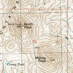 United States Geological Survey North Peak, NM (1996, 24000-Scale) digital map
