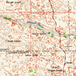 United States Geological Survey North Platte, NE (1967, 250000-Scale) digital map