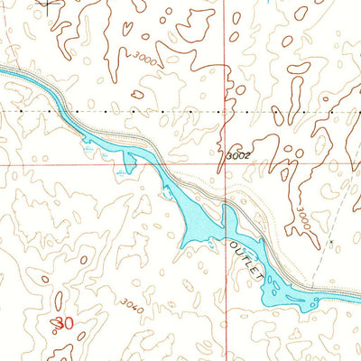 United States Geological Survey North Platte SW, NE (1970, 24000-Scale) digital map