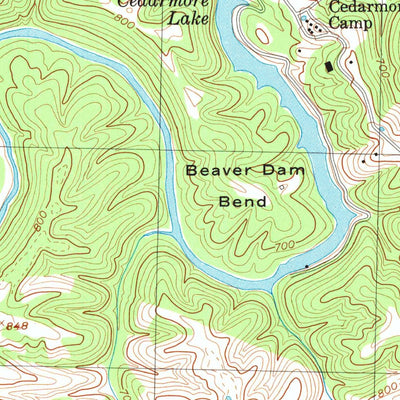 United States Geological Survey North Pleasureville, KY (1954, 24000-Scale) digital map