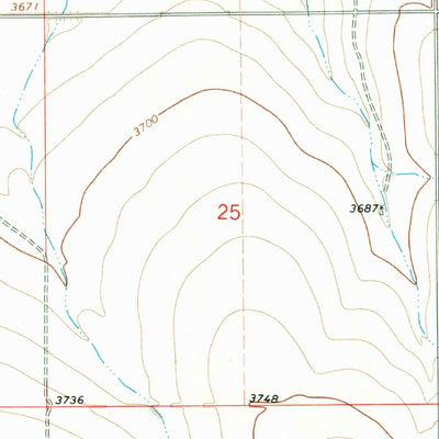 United States Geological Survey North Plum Creek NE, CO (1968, 24000-Scale) digital map