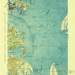 United States Geological Survey North Point, MD (1943, 62500-Scale) digital map