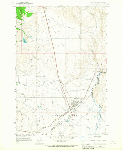 United States Geological Survey North Powder, OR (1965, 24000-Scale) digital map