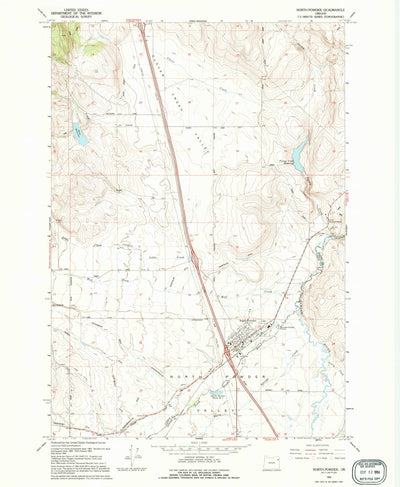 United States Geological Survey North Powder, OR (1994, 24000-Scale) digital map