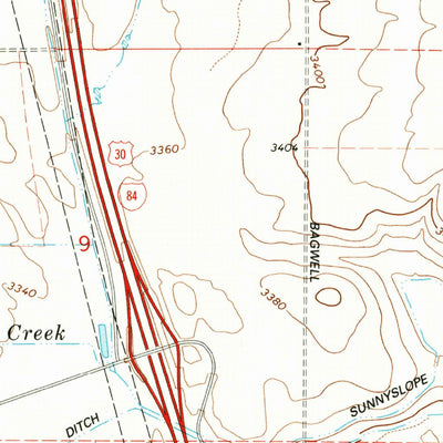United States Geological Survey North Powder, OR (1994, 24000-Scale) digital map