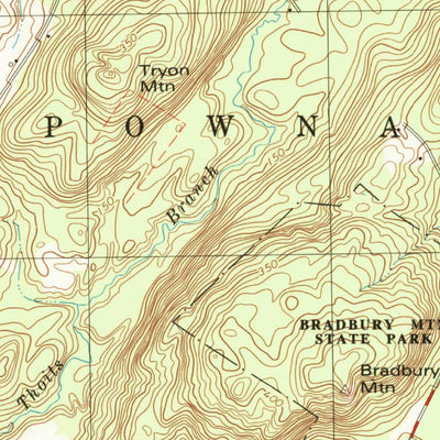 United States Geological Survey North Pownal, ME (1979, 24000-Scale) digital map