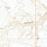 United States Geological Survey North Rattlesnake Butte, CO (1971, 24000-Scale) digital map