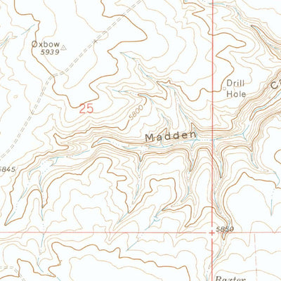 United States Geological Survey North Rattlesnake Butte, CO (1971, 24000-Scale) digital map