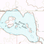 United States Geological Survey North Salt Lake, ND (1972, 24000-Scale) digital map