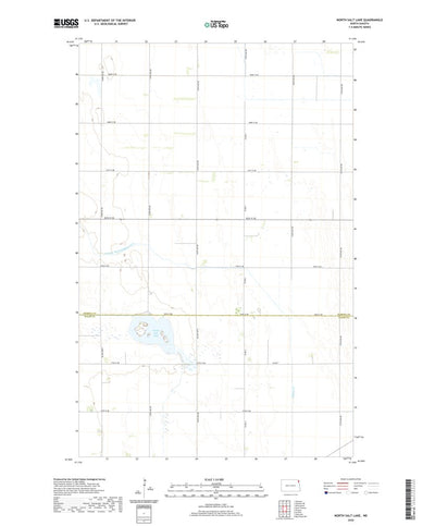 United States Geological Survey North Salt Lake, ND (2020, 24000-Scale) digital map