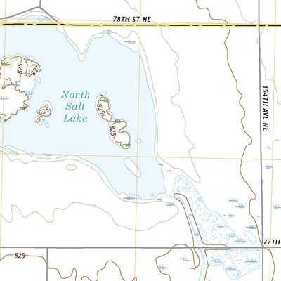 United States Geological Survey North Salt Lake, ND (2020, 24000-Scale) digital map