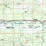 United States Geological Survey North Santiam River, OR (1983, 100000-Scale) digital map