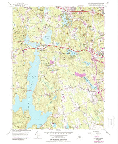 United States Geological Survey North Scituate, RI (1975, 24000-Scale) digital map