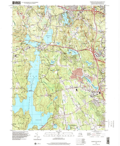 United States Geological Survey North Scituate, RI (1996, 24000-Scale) digital map