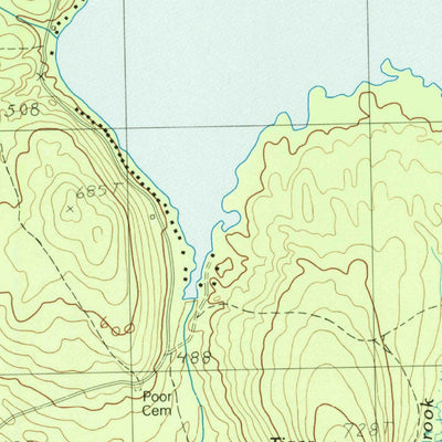 United States Geological Survey North Sebago, ME (1983, 24000-Scale) digital map