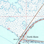 United States Geological Survey North Shore, LA (1951, 24000-Scale) digital map