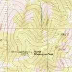United States Geological Survey North Shoshone Peak, NV (1988, 24000-Scale) digital map