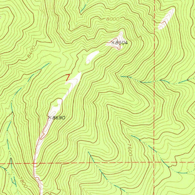 United States Geological Survey North Spring Point, NV (1973, 24000-Scale) digital map