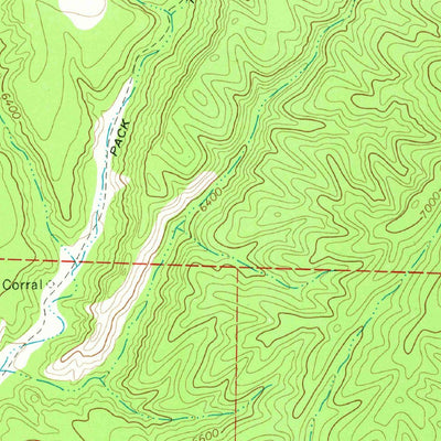 United States Geological Survey North Star Mesa, NM (1965, 24000-Scale) digital map