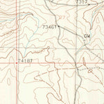 United States Geological Survey North Table Mountain, WY (1986, 24000-Scale) digital map