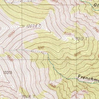 United States Geological Survey North Toiyabe Peak, NV (1988, 24000-Scale) digital map