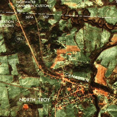 United States Geological Survey North Troy Station, VT (1978, 25000-Scale) digital map
