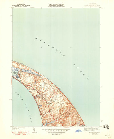 United States Geological Survey North Truro, MA (1944, 24000-Scale) digital map