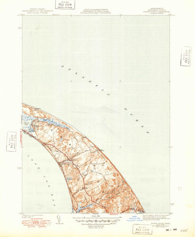 United States Geological Survey North Truro, MA (1944, 31680-Scale) digital map