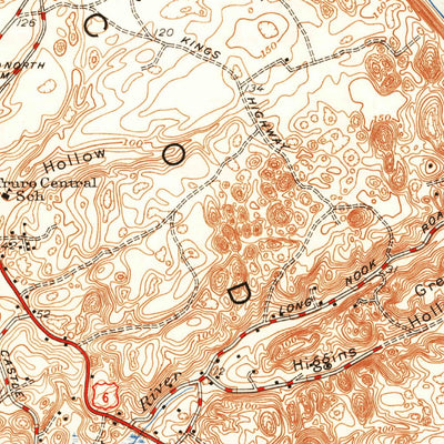 United States Geological Survey North Truro, MA (1944, 31680-Scale) digital map