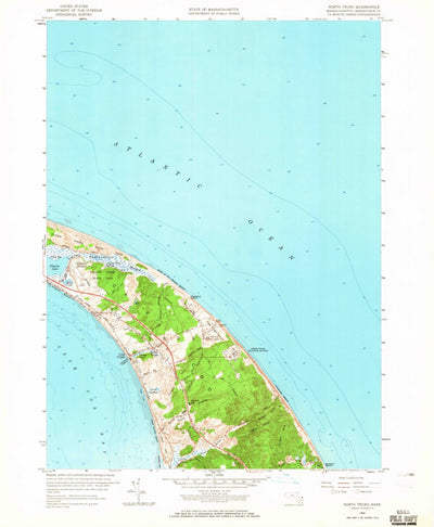United States Geological Survey North Truro, MA (1958, 24000-Scale) digital map