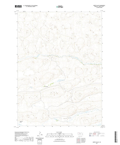 United States Geological Survey North Valley, NE (2021, 24000-Scale) digital map