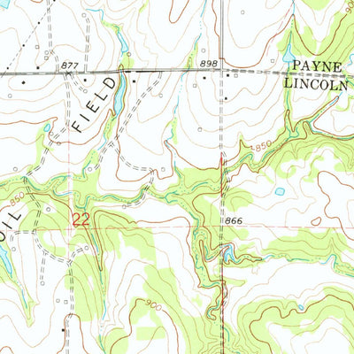 United States Geological Survey North Village, OK (1975, 24000-Scale) digital map
