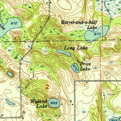 United States Geological Survey North Webster, IN (1950, 24000-Scale) digital map