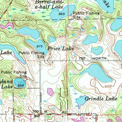 United States Geological Survey North Webster, IN (1962, 24000-Scale) digital map