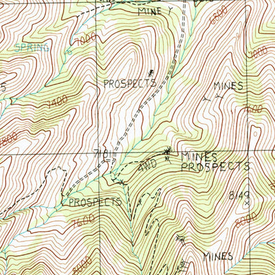 United States Geological Survey North Willow Canyon, UT (1985, 24000-Scale) digital map