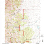 United States Geological Survey North Willow Canyon, UT (1998, 24000-Scale) digital map