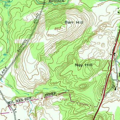 United States Geological Survey North Wilna, NY (1949, 24000-Scale) digital map