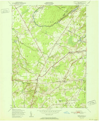 United States Geological Survey North Wilna, NY (1951, 24000-Scale) digital map