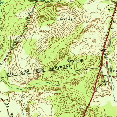 United States Geological Survey North Wilna, NY (1951, 24000-Scale) digital map