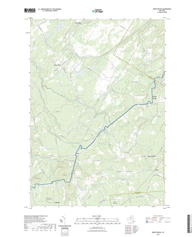 United States Geological Survey North Wilna, NY (2023, 24000-Scale) digital map