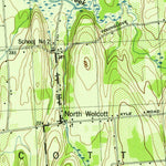 United States Geological Survey North Wolcott, NY (1943, 31680-Scale) digital map