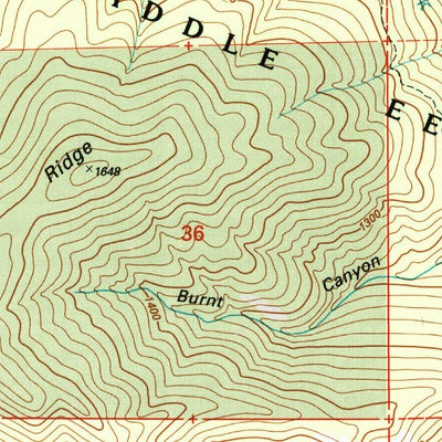 United States Geological Survey North Yolla Bolly Mountains, CA (1998, 24000-Scale) digital map