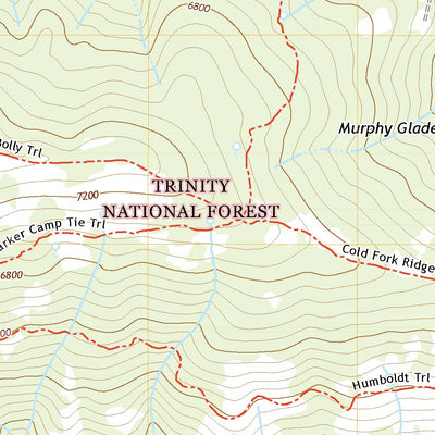 United States Geological Survey North Yolla Bolly Mountains, CA (2022, 24000-Scale) digital map