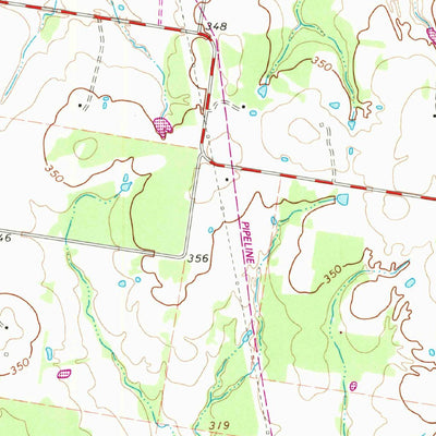 United States Geological Survey North Zulch, TX (1965, 24000-Scale) digital map
