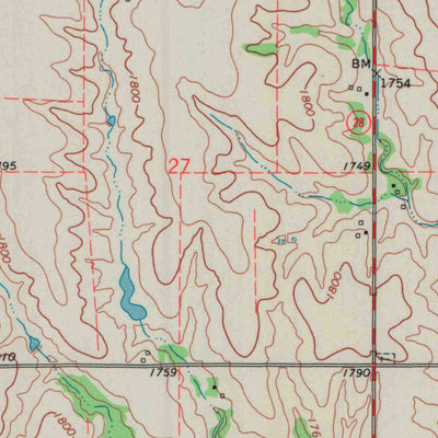 United States Geological Survey Northbranch, KS (1969, 24000-Scale) digital map