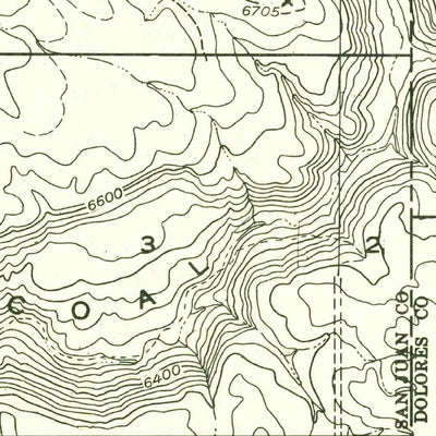 United States Geological Survey Northdale, CO-UT (1959, 24000-Scale) digital map