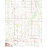 United States Geological Survey Northeast Albion, MI (1981, 24000-Scale) digital map